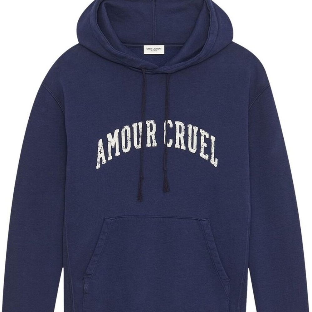 SAINT LAURENT Amour Cruel Hoodie YSL